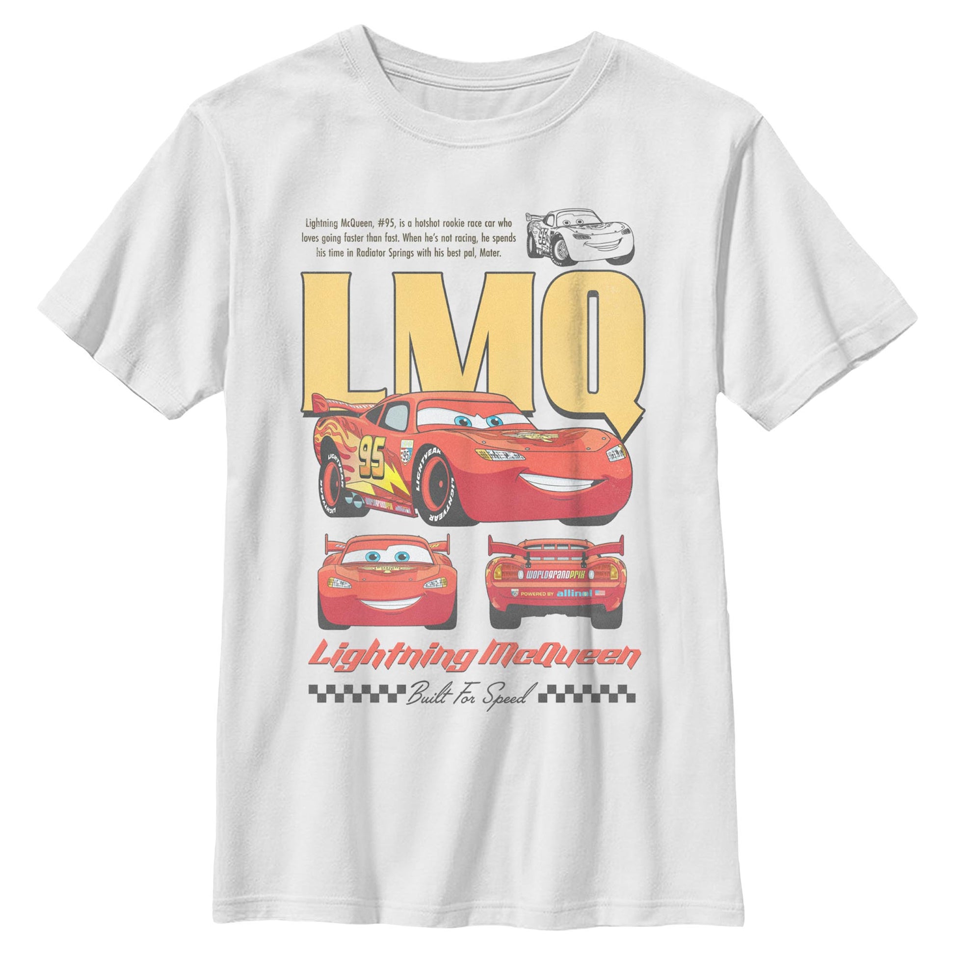 Boy's Pixar Lighting Mcqueen T-Shirt