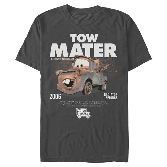Men's Pixar Tow Mater Advertisement T-Shirt