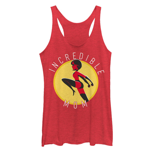 Junior's Pixar Incredible Mom Circle Tank Top