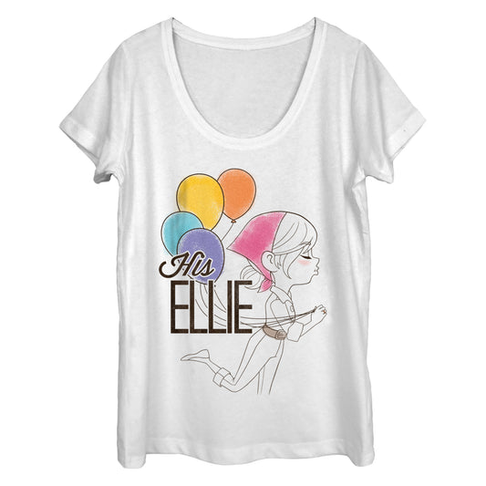 Women's Pixar His Ellie Scoop Neck T-Shirt