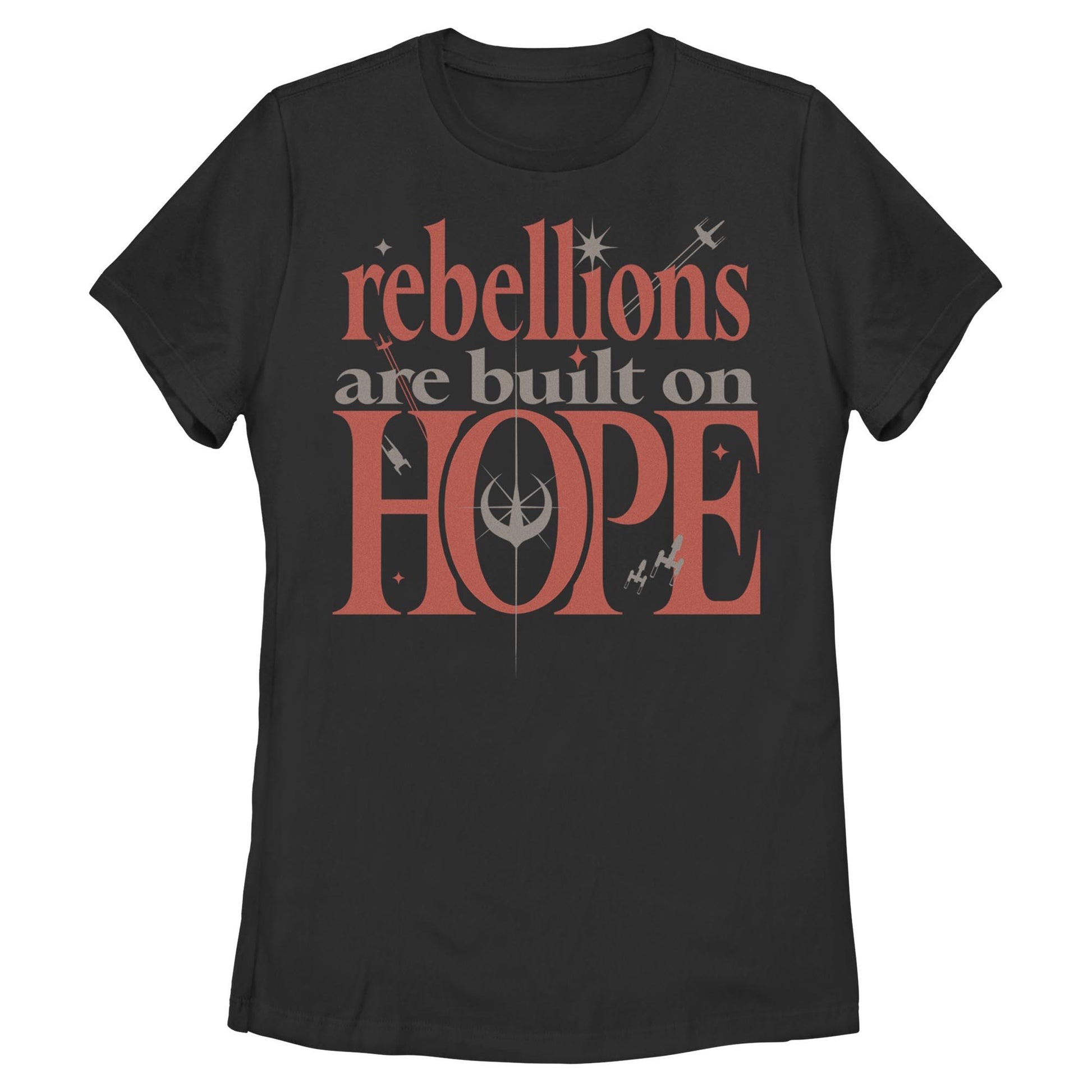Women's Star Wars Built On Hope Quote T-Shirt