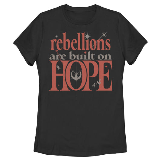 Women's Star Wars Built On Hope Quote T-Shirt