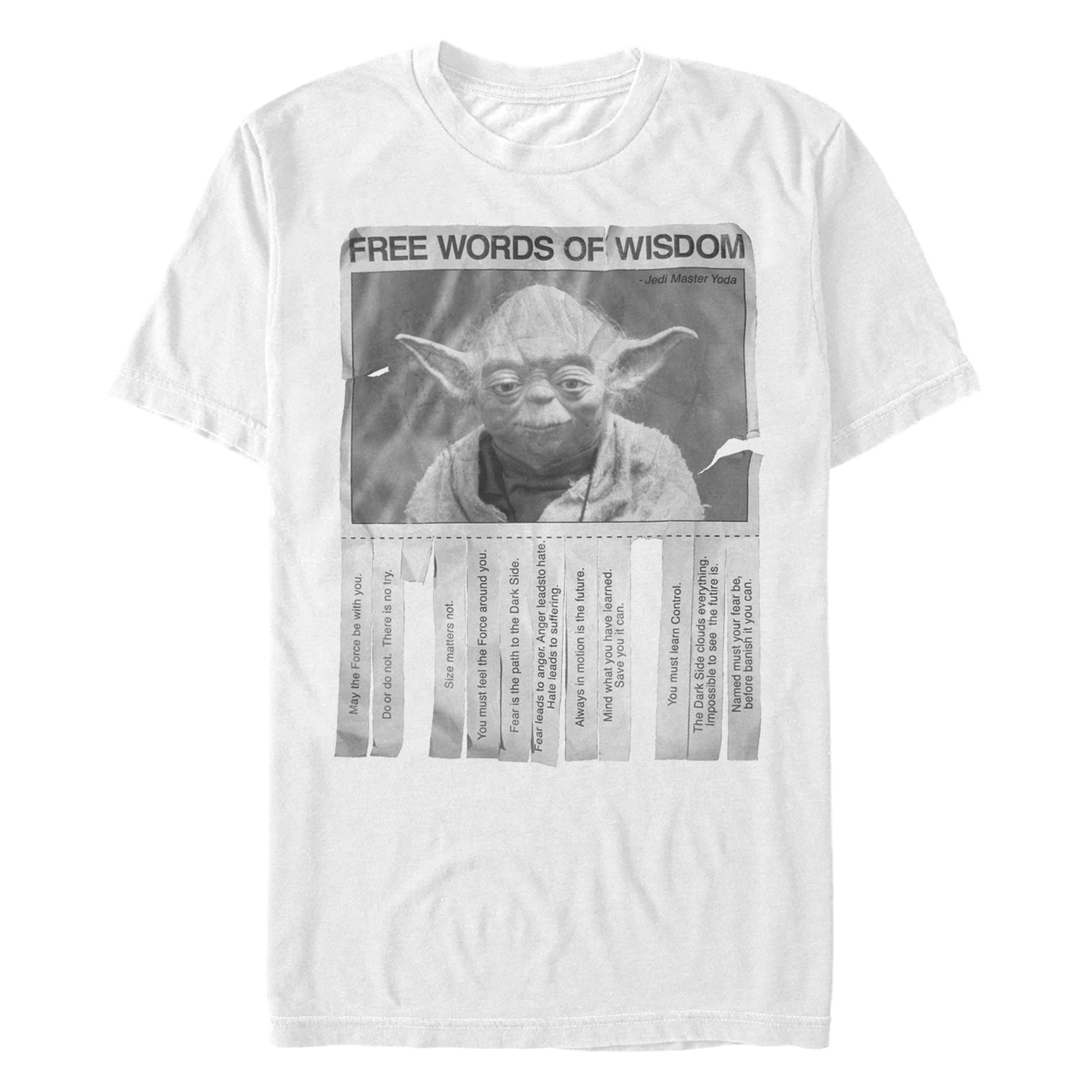 Men's Star Wars Words Of Wisdom T-Shirt