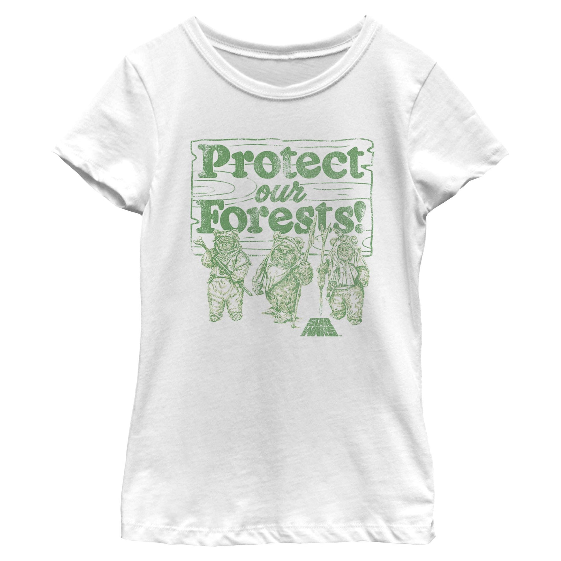 Girl's Star Wars Protect Our Forests T-Shirt