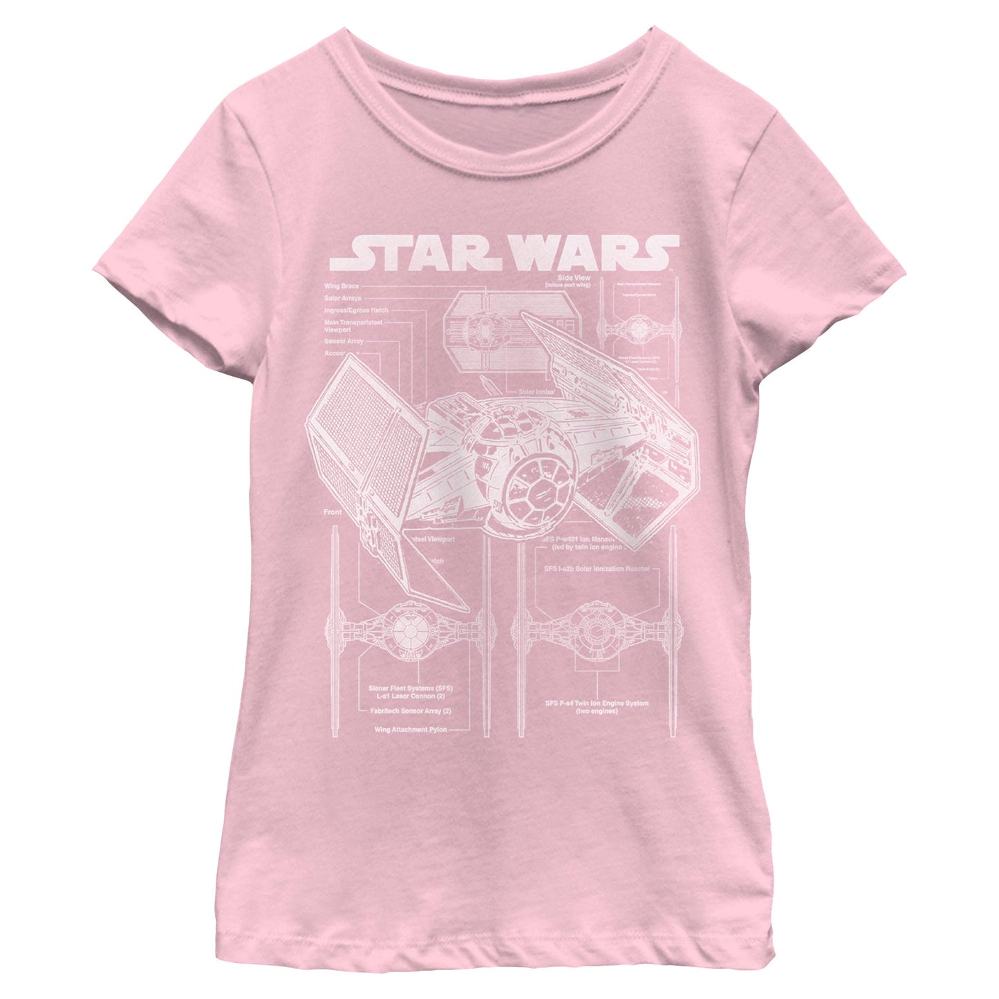 Girl's Star Wars Tie Fighter T-Shirt