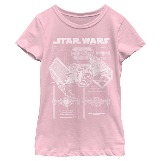 Girl's Star Wars Tie Fighter T-Shirt