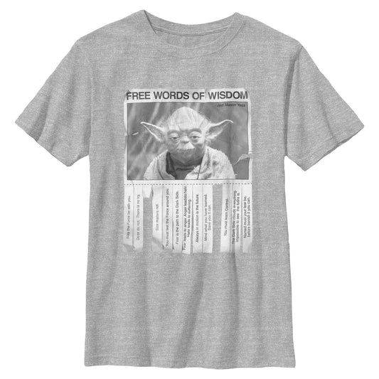 Boy's Star Wars Words Of Wisdom T-Shirt