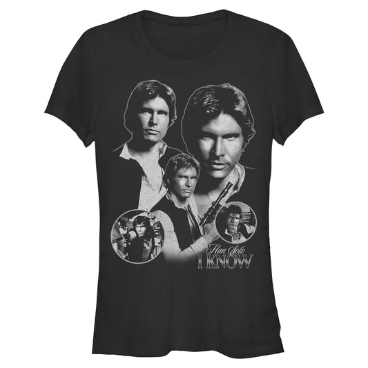 Junior's Star Wars Han Solo I Know T-Shirt