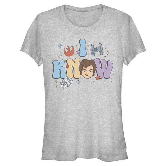 Junior's Star Wars Han I Know T-Shirt