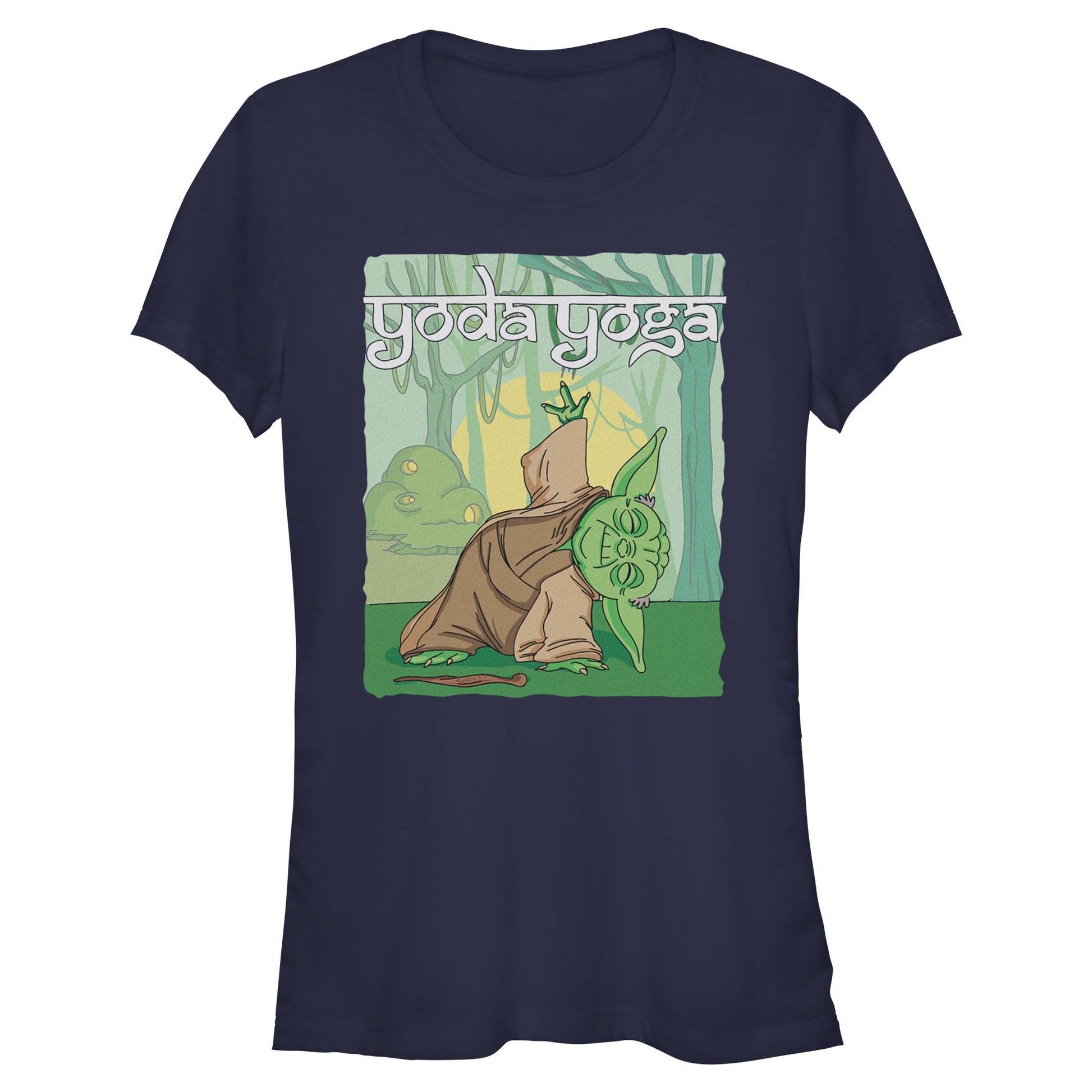 Junior's Star Wars Yoda Yoga T-Shirt