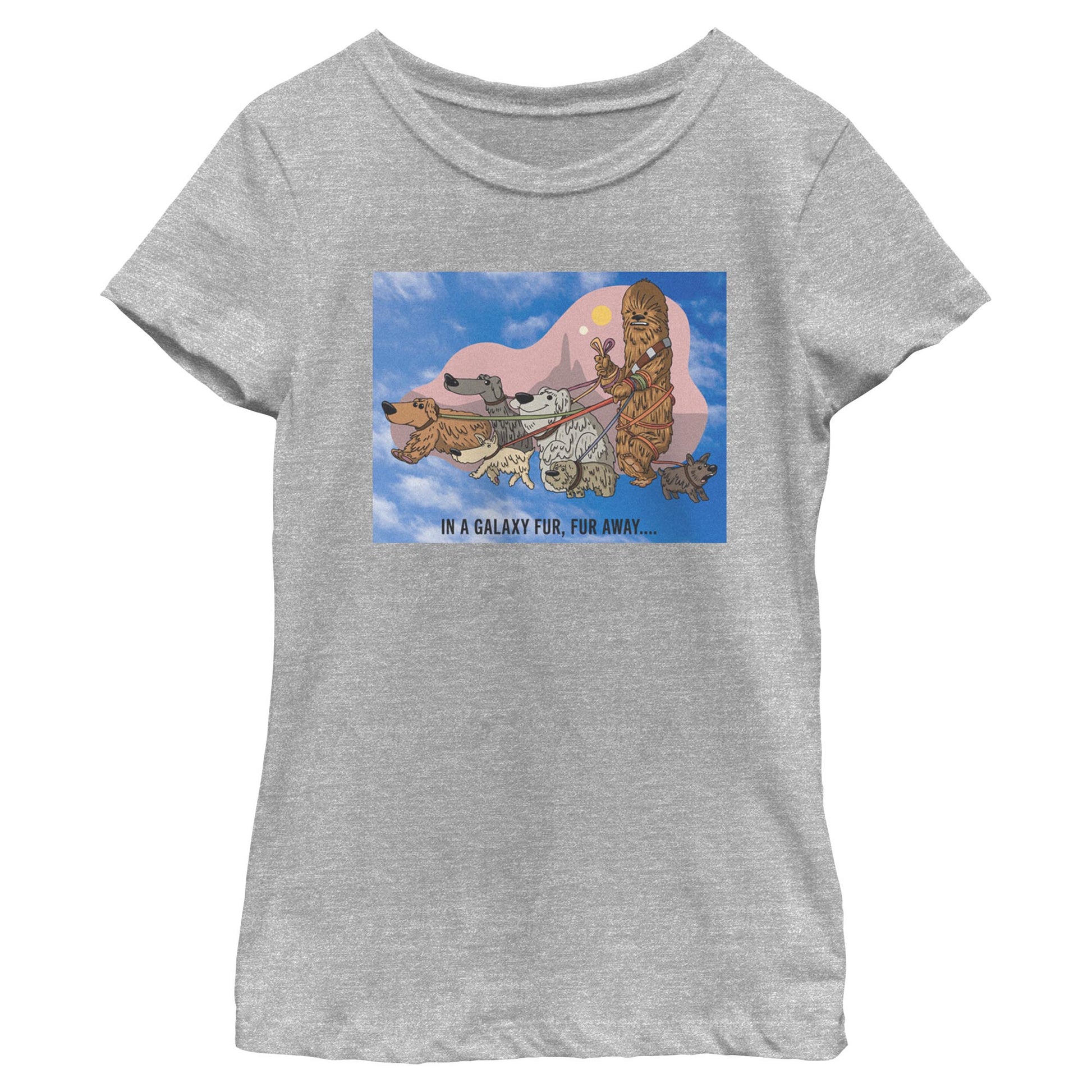 Girl's Star Wars In A Galaxy Fur  Fur Away T-Shirt