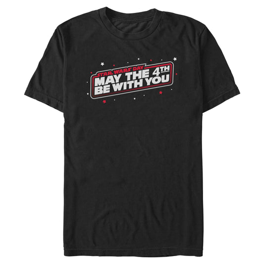 Men's Star Wars May The Fourth Lockup T-Shirt