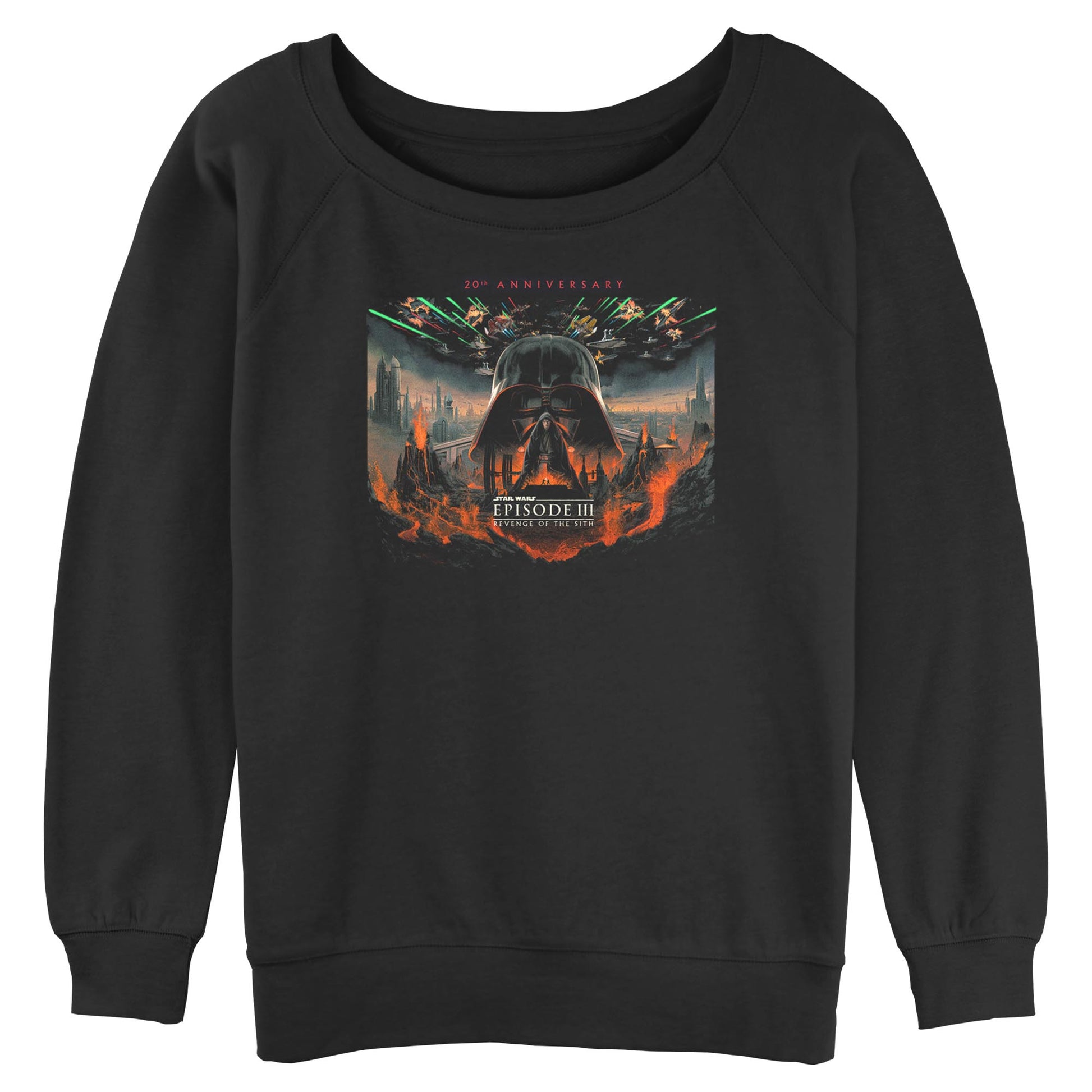 Junior's Star Wars Ep Iii Wide Raglan Pullover