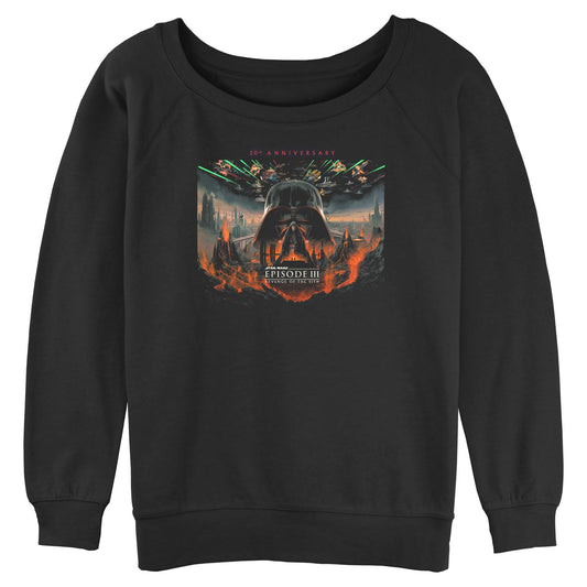 Junior's Star Wars Ep Iii Wide Raglan Pullover