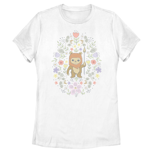 Women's Star Wars Ewok Flower Spring T-Shirt