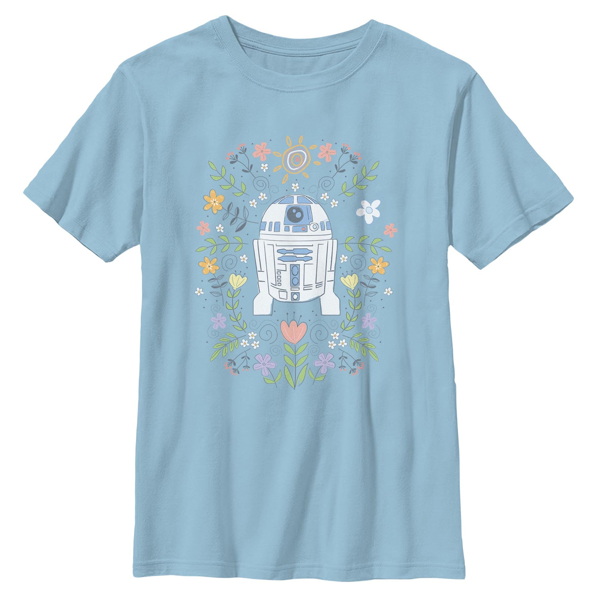 Boy's Star Wars R2-D2 Flower Spring T-Shirt